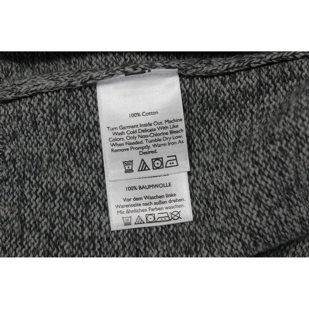 Eddie Bauer Crew‎ Neck Sweater Men's XL Heather Gray Tight Knit Casual - Picture 9 of 11